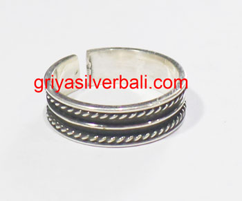 Toe Rings bali silver bead