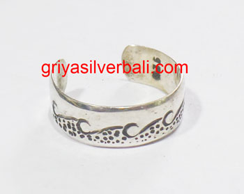 Toe Rings bali silver bead