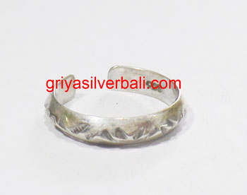 Toe Rings bali silver bead