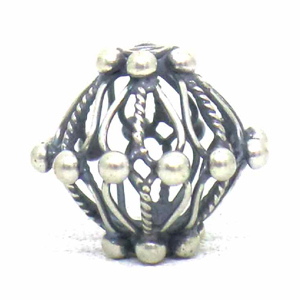 Wire Beads bali silver bead